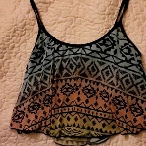 Summer mini tank top